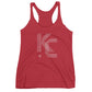 KC Five Line: Women's Triblend Racerback Tank