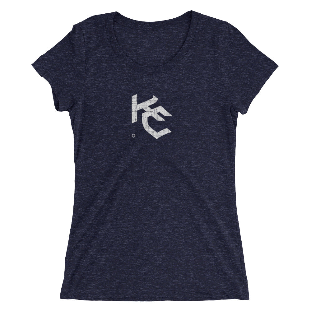 KC Gothic: Ladies' tri-blend short sleeve t-shirt