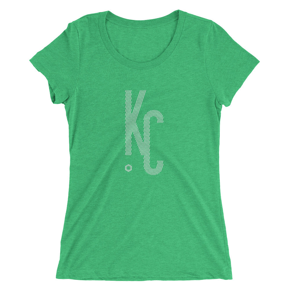 KC Ligature One: Ladies' Triblend short sleeve t-shirt