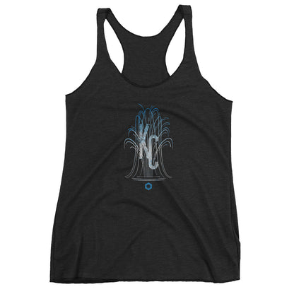 KC Fountain: Women's Triblend Racerback Tank