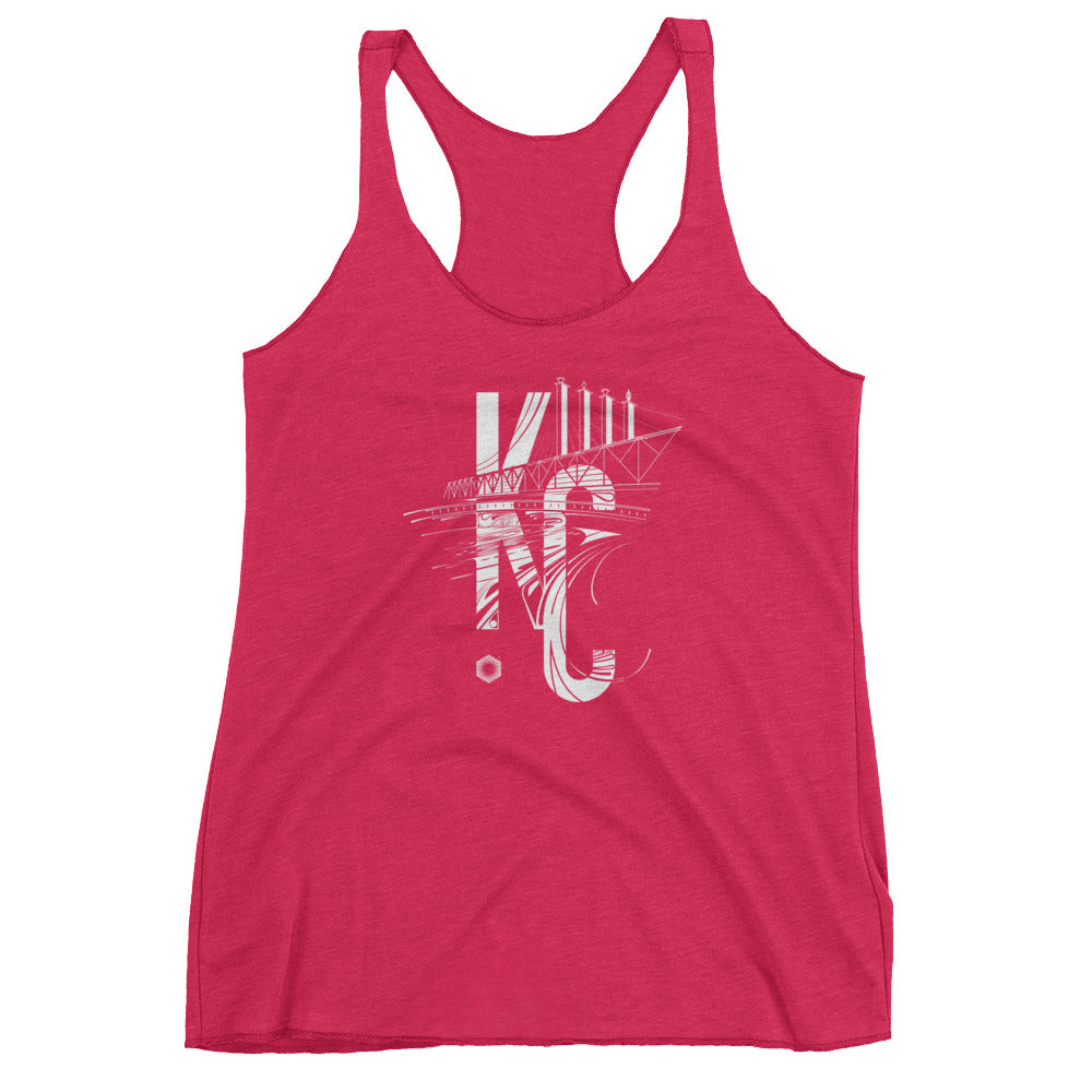 KC Bartle: Women's Triblend Racerback Tank