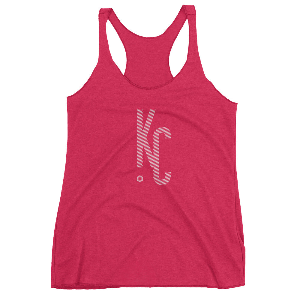 KC Ligature One: Women's Triblend Racerback Tank