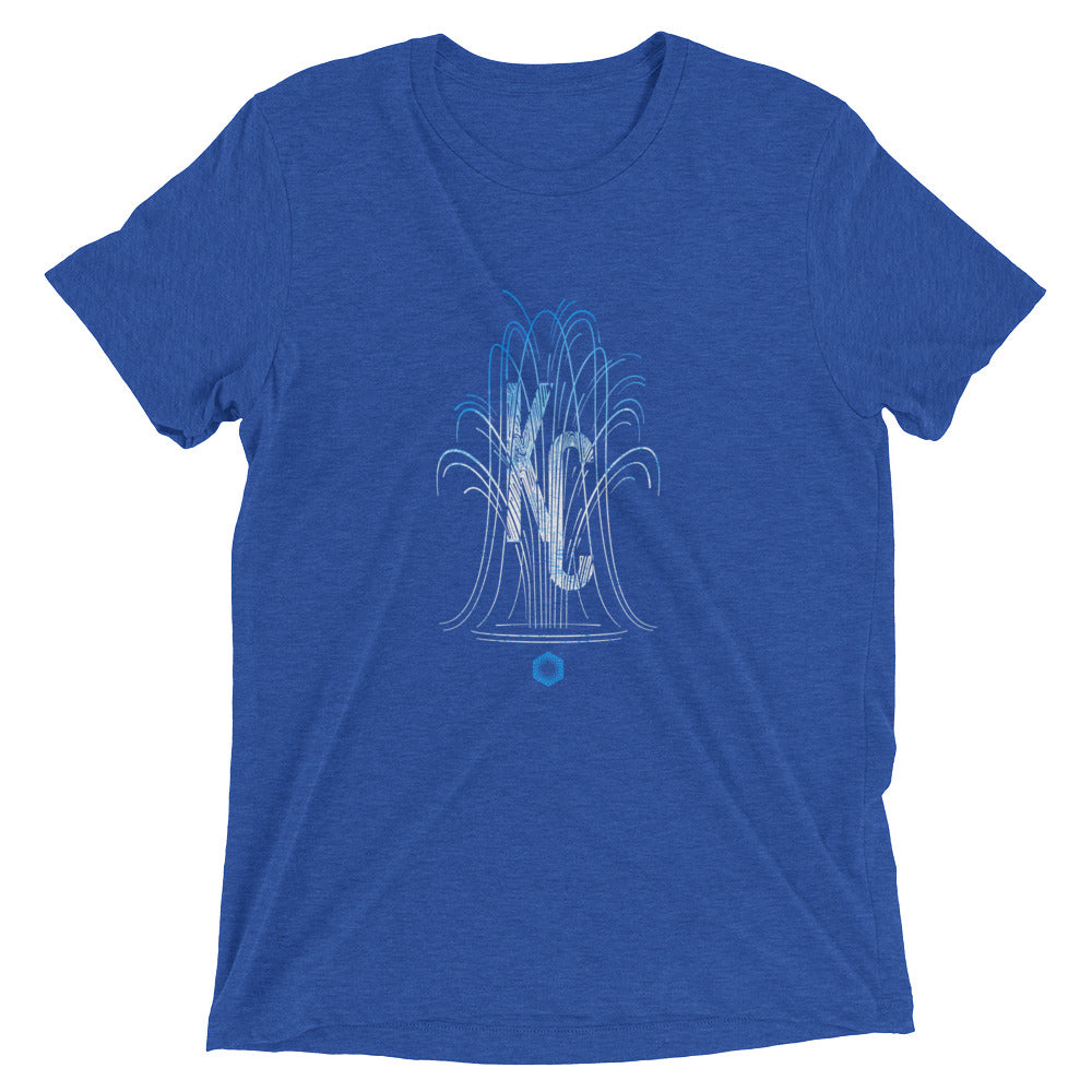 KC Fountain: Mens Triblend Short sleeve t-shirt