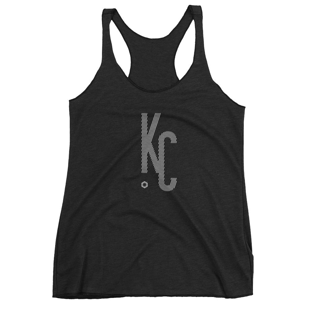 KC Ligature One: Women's Triblend Racerback Tank