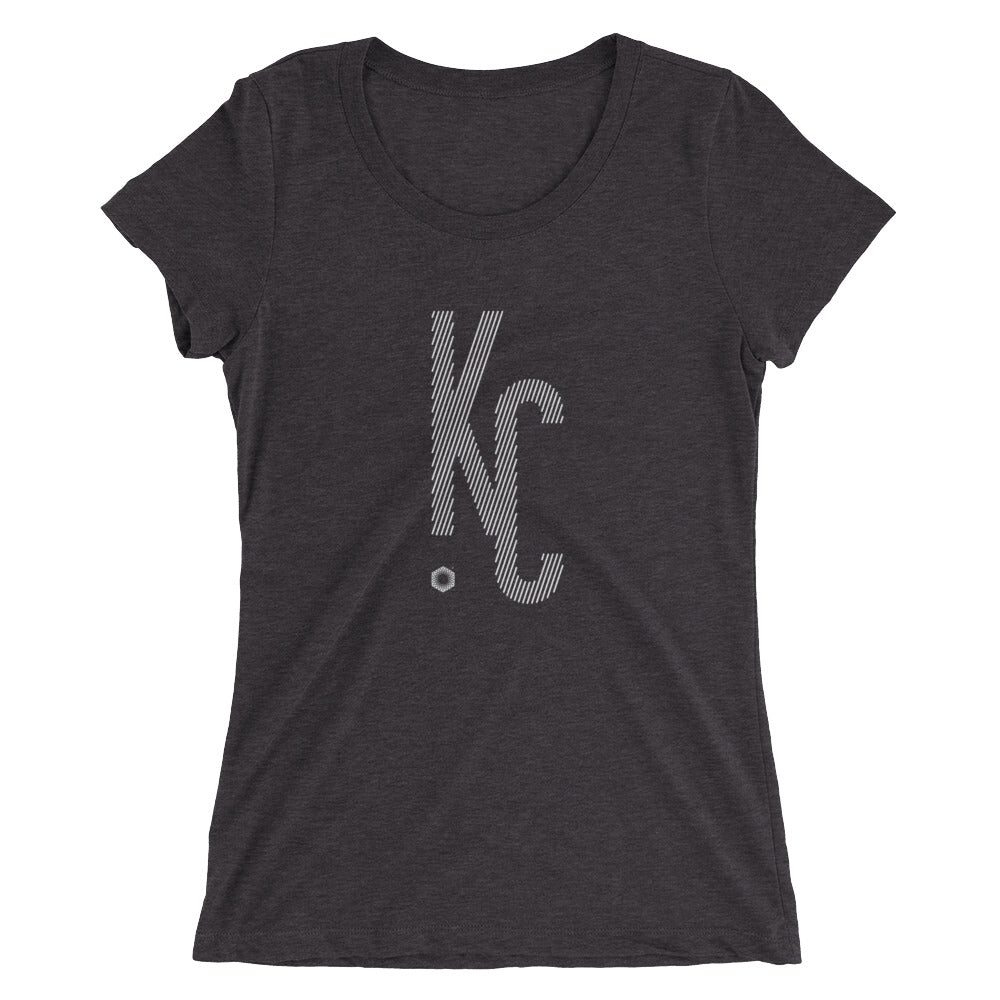 KC Ligature One: Ladies' Triblend short sleeve t-shirt