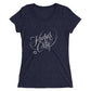 Kansas City Script: Ladies Tri-Blend  Short Sleeve T-shirt