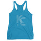 KC Five Line: Women's Triblend Racerback Tank