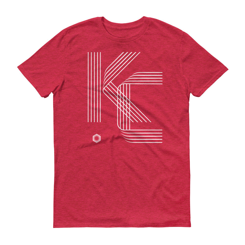 KC Five Line: Mens Short-Sleeve Cotton T-Shirt