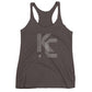 KC Five Line: Women's Triblend Racerback Tank